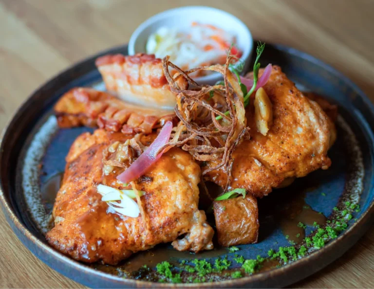 Gypsy roast (fried bacon, ember potatoes)